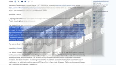 미국서 쿠팡 상대 집단소송..."늑장 공시로 투자자 피해"