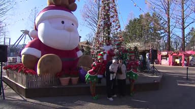 도심 곳곳 성탄절 분위기...놀이공원 나들이객 발길