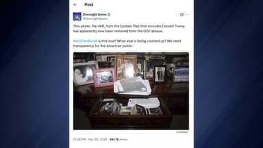 엡스타인 파일 트럼프 사진 삭제 논란...민주당 탄핵 경고