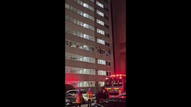 전남 장성 아파트에서 불...주민 50여 명 대피