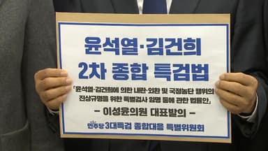 민주, 2차 종합특검법 발의..."최장 170일·최대 156명"