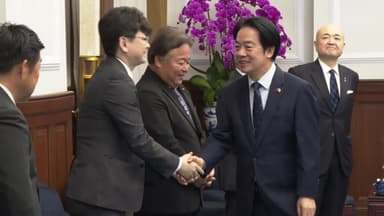 중국 보란 듯？...일 자민당 간부, 타이완 총통과 회동