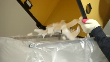 폐스티로폼 부피 4분의 1로 '뚝'..."순환 경제 활짝"