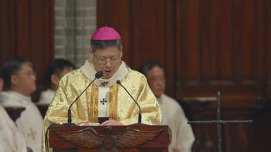 [현장영상+] 정순택 대주교 성탄 메시지..."희망과 평화 머물길"