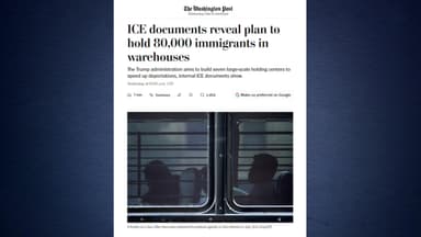 미국, 물류 창고에 불법 체류자 8만 명 수용 추진...'아마존 택배' 방식