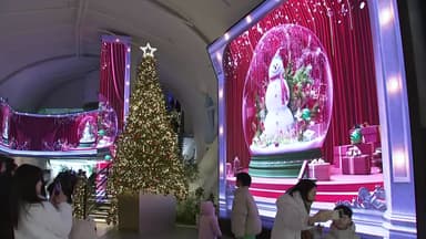 도심 곳곳 '성탄절' 분위기 물씬...춥지만 따뜻해요!