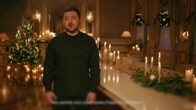 "그가 사라지길"...젤렌스키, 성탄 연설서 '푸틴 사망' 기원?