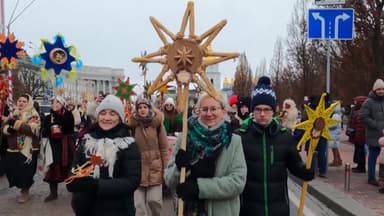별에 염원을 담아..."우크라이나에 평화를"