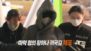 눈코입 다 가리고 영장심사...황하나, 마약 후 도피까지? [앵커리포트]