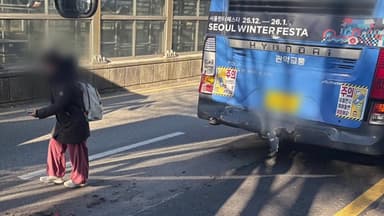 서울 신정동에서 버스 2대 추돌...3명 경상