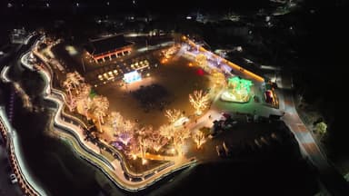 전남 곳곳 빛의 향연...연말 연시 빛 축제 한창