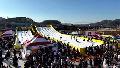 "치즈 마을이 산타 마을로"...임실 산타 축제 개막