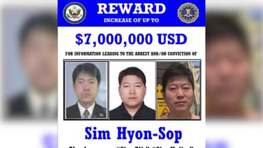 미, '김정은 정권 금고지기' 현상금 100억..."훔친 암호화폐 세탁"