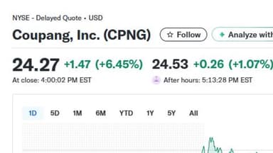 쿠팡 셀프조사 발표 뒤 주가 급등...미국선 "신뢰 회복"
