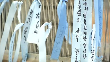 179명 숨진 여객기 참사 1주기..."꿈에서 만나자!"