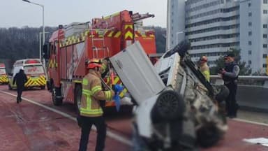 강원 횡성에서 경차·SUV 충돌로 1명 숨져..."역주행 가능성"