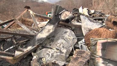 산불로 집 잃고 임시주택 또 화재...두 번 운 이재민