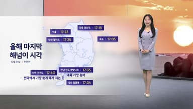 [이슈날씨] 내일 '세밑 한파' 기승…한낮에도 체감온도 '뚝'