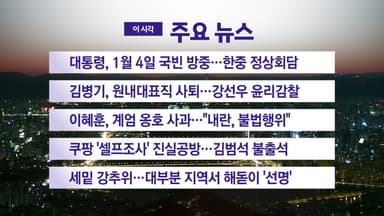 [YTN 실시간뉴스] 대통령, 1월 4일 국빈 방중...한중 정상회담