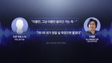 이혜훈 폭언 녹취 공개...유승민 '총리 러브콜' 인정