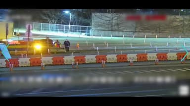 음주운전 SUV가 요금소 시설 '쾅'..."면허취소 수준"