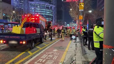 종각역 사고 낸 운전자 '약물 양성'...새벽 긴급체포