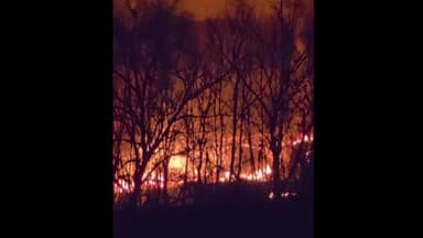 경북 의성군 비닐하우스에서 불...다친 사람 없어