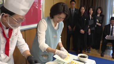 김혜경 여사, 한중 가교 중국인 여성 초청해 '떡만둣국' 대접