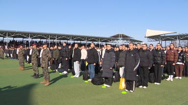 2026 새해 첫 입영 "충성"...12만 정예 강군 육성