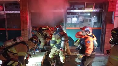 경북 포항 마트 화재...1,100만 원 재산피해