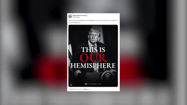 "우리의 반구" 서반구 장악 의지 노골화...미 의회, 제동 거나