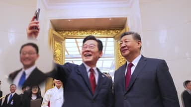 일본에는 주머니 손 넣고 '정색', 한국에는 '활짝'...그는 누구? [앵커리포트]