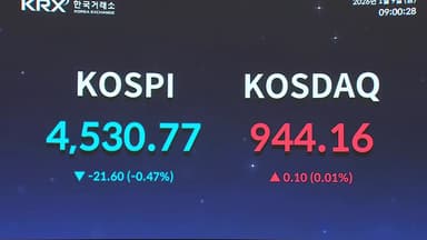 코스피, 소폭 하락...반도체 하락·방산주 강세