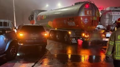 도로 위 숨은 위협 '도로 살얼음'...한 번 나면 대형 피해