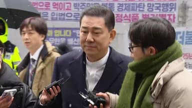 김병기, 윤리심판원 출석..."무고함 밝혀지도록 충실하게 답변"