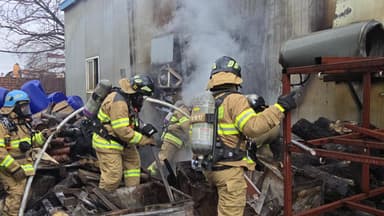 남양주 창고에서 불..."연통에서 발화 추정"