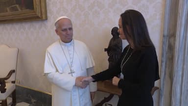 교황, 베네수엘라 야권 지도자 마차도 접견