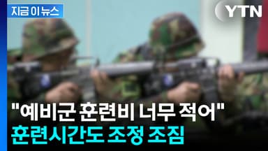 예비군 동원훈련비 인상되나...청와대가 국방부에 내린 지시 [지금이뉴스]