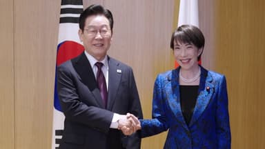 다카이치, 이 대통령 '파격' 숙소 영접...한국말 인사도