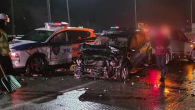 "도로 위 살얼음에 미끄러져"...차량 6대 연쇄 추돌