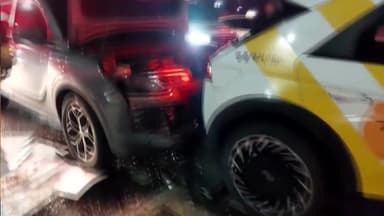 서울 압구정에서 20대 음주운전 사고...3명 다쳐