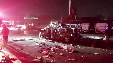 경기 고양시 문봉동에서 승합차 폭발 사고...일대 한때 정전