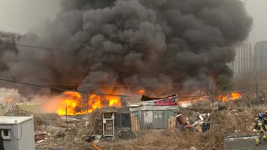 구룡마을 화재로 250여 명 대피...6시간 반 만에 초진