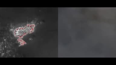 스모그에 화재까지, 온통 잿빛 서울...현장 드론 영상 보니