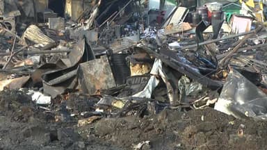 잿더미 된 강남 마지막 판자촌...이 시각 화재 현장