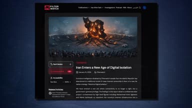 "이란, 인터넷 영구 차단 추진...소수에게만 허용"