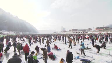 산천어부터 인삼송어까지...강원도는 겨울 축제 중