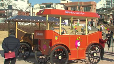 "말 없는 '친환경 전기 마차' 떴다"...정원 관광의 새 명물