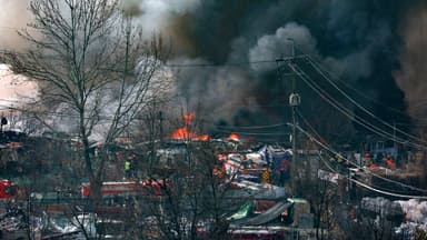 서울 구룡마을 합동 감식...발화 지점·화재 원인 등 조사