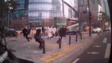 '서대문 돌진 버스' 블랙박스...인도 돌진에 아수라장